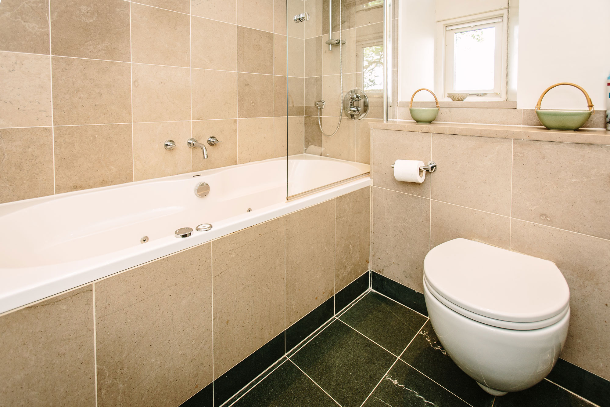 Buttermere slate in the main bathroom suite