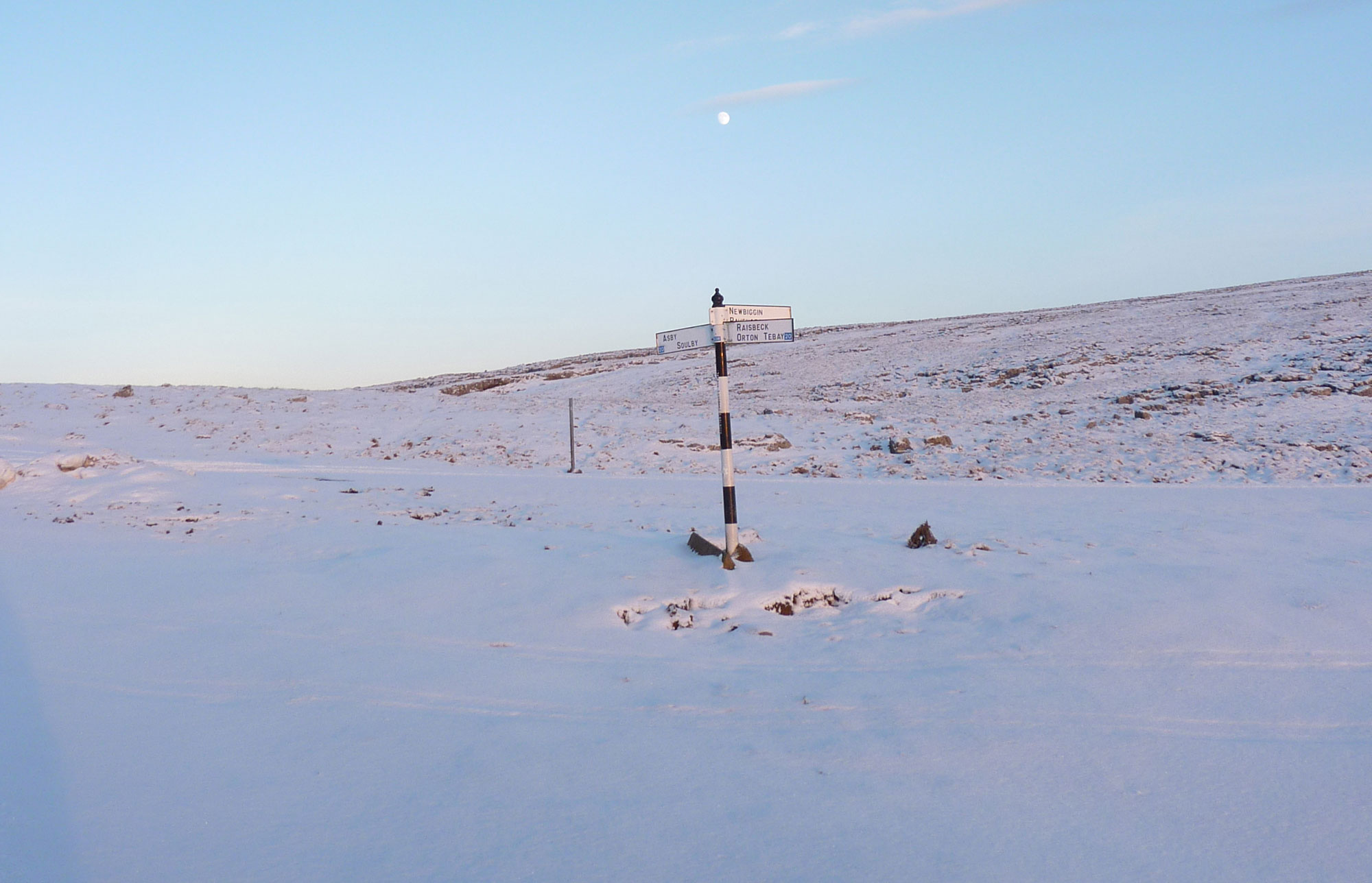 Snowfall on the fells