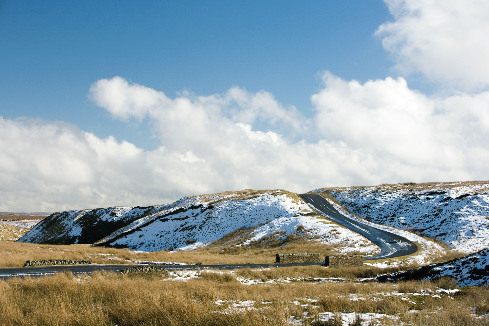 Snow high up in the Yorkshire Dales National Park