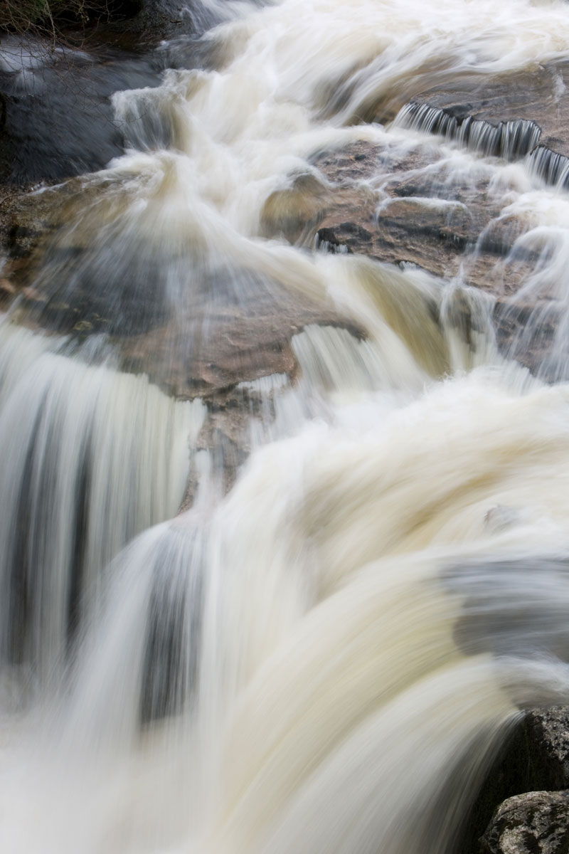 The waterfall at Stenkrith Park in Kirkby Stephen