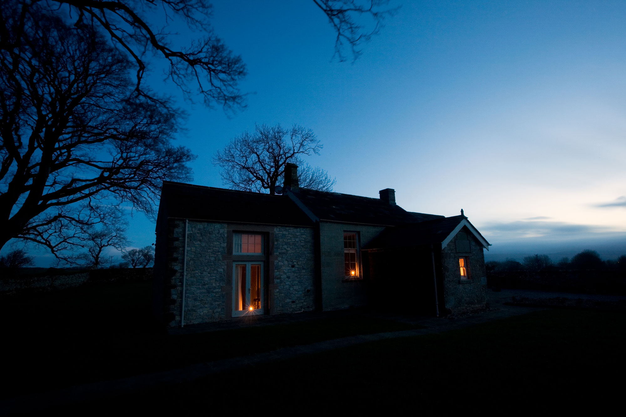 The schoolhouse at dawn